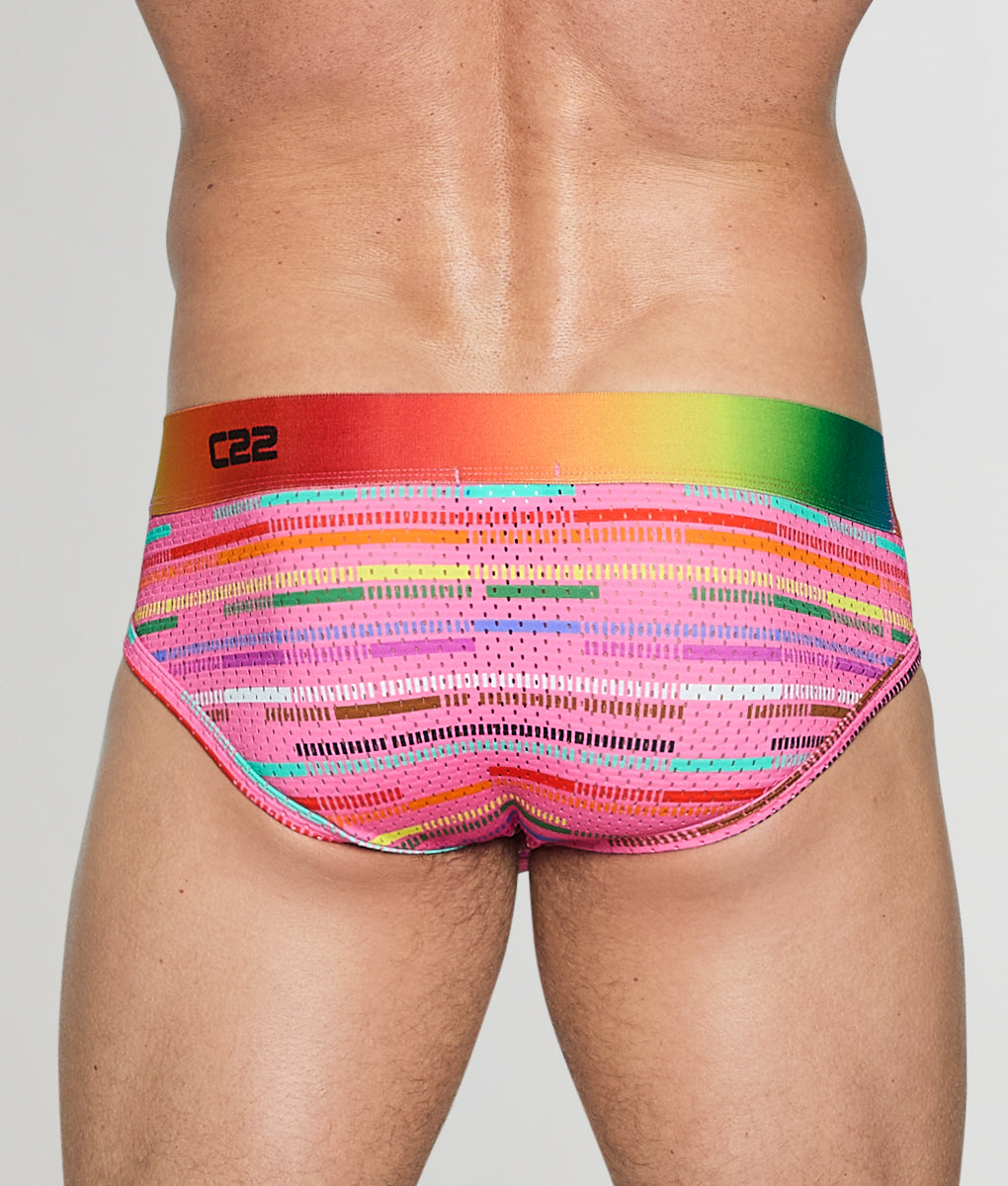CODE 22 Pride Mesh Brief