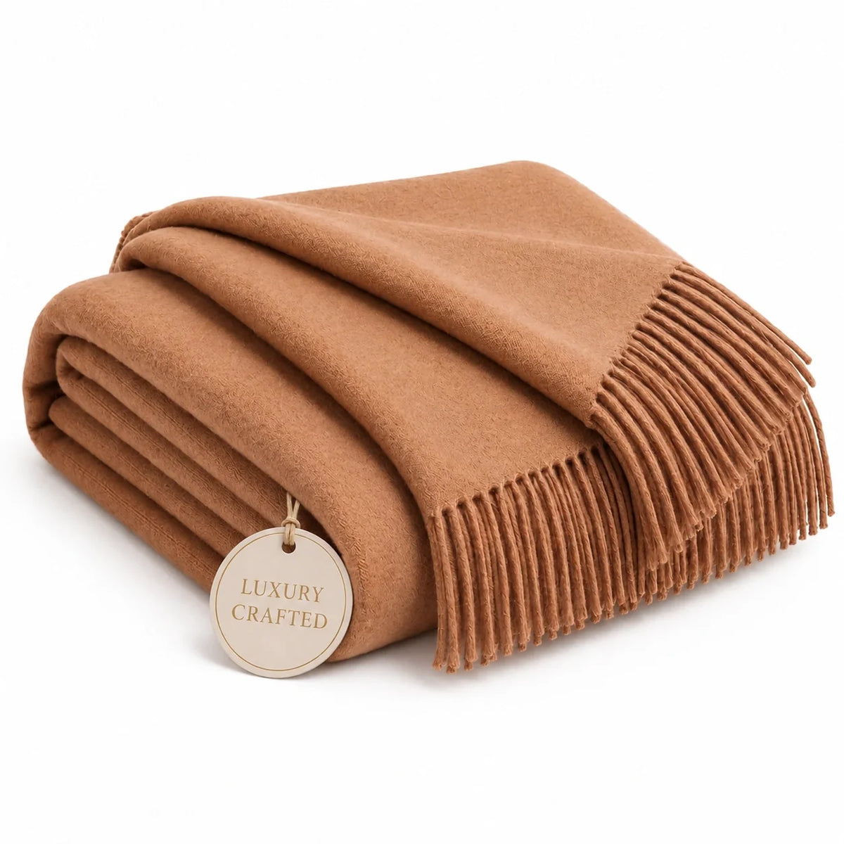 100% Cashmere Throw Blanket - 54"x60"
