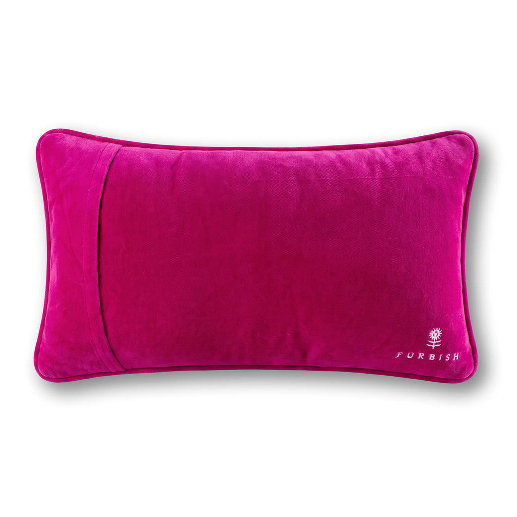 Come Sit By Me Needlepoint Pillow