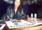Alice Cooper Signed Autographed Cane Photo Graphics Fender Guitar