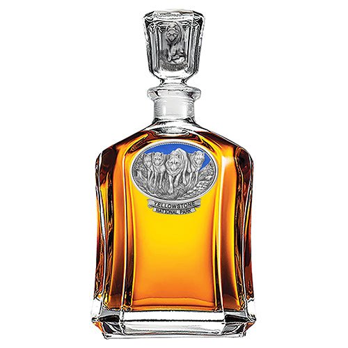 Wolves Yellowstone National Park Capitol Decanter