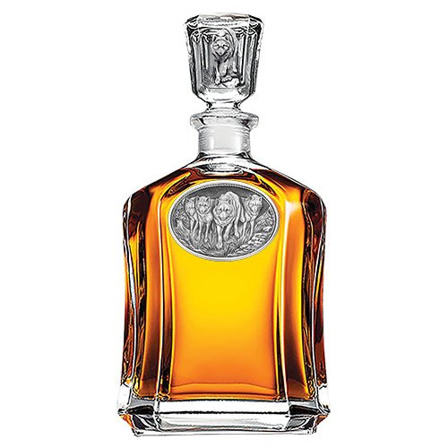 Wolves Capitol Decanter