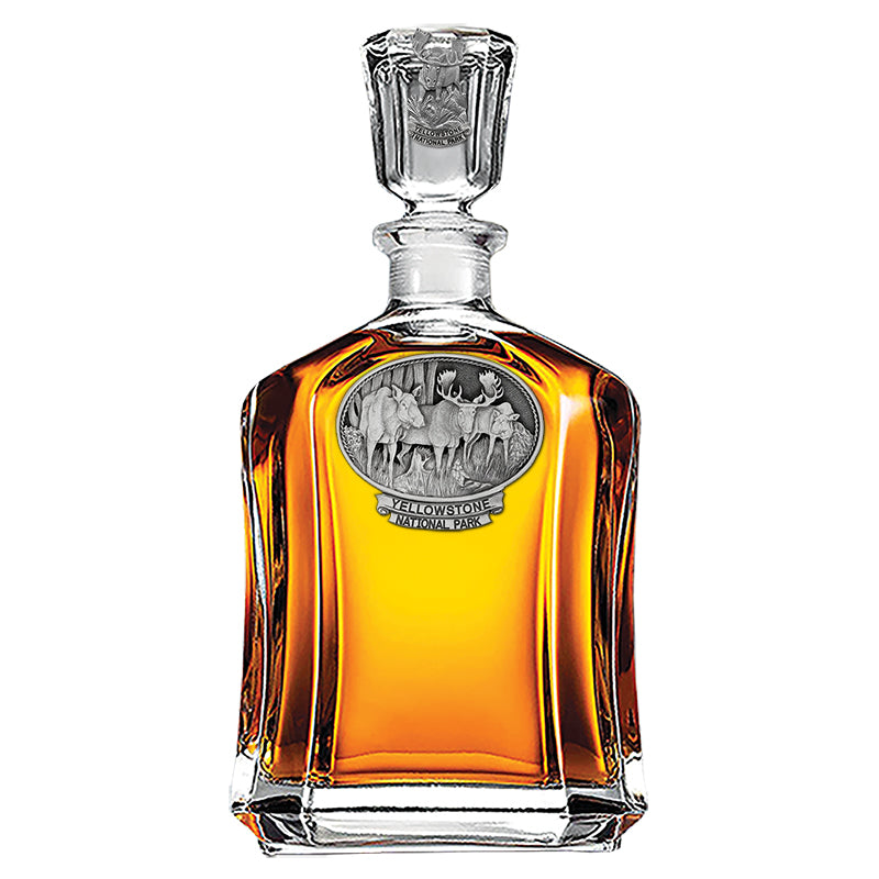 Moose Yellowstone National Park Capitol Decanter