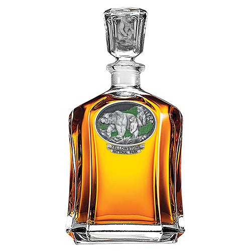 Grizzly Bear Yellowstone National Park Capitol Decanter