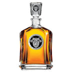 Army Black Knights Crest Capitol Decanter