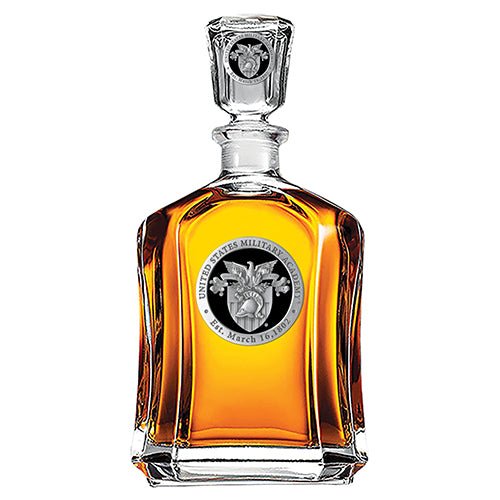 Army Black Knights Crest Capitol Decanter