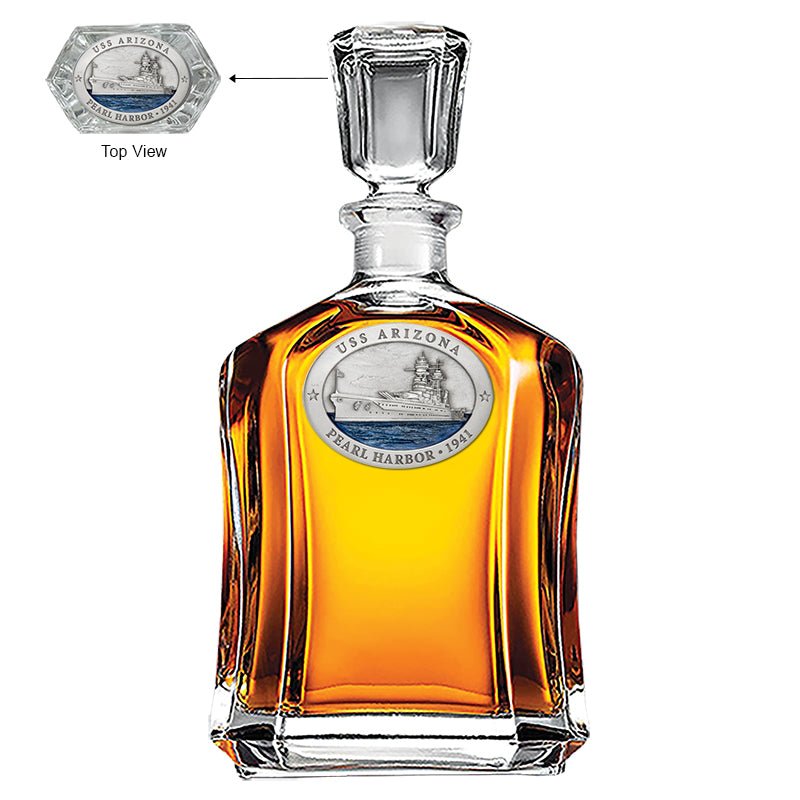 USS Arizona Pearl Harbor Capitol Decanter