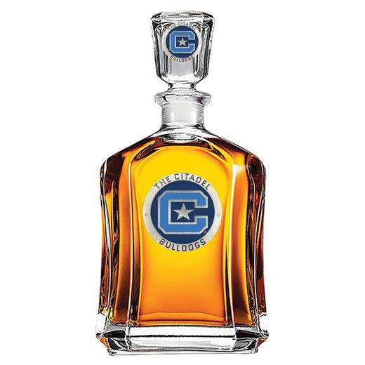 Citadel Bulldogs Capitol Decanter
