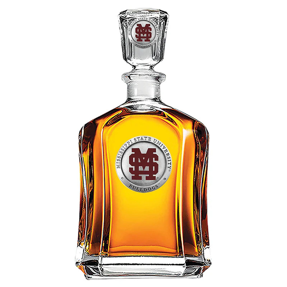Mississippi State Baseball Logo Capitol Decanter