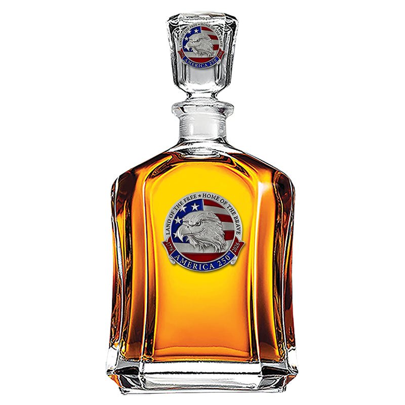 America's 250th Anniversary Eagle Head with Flag Capitol Decanter