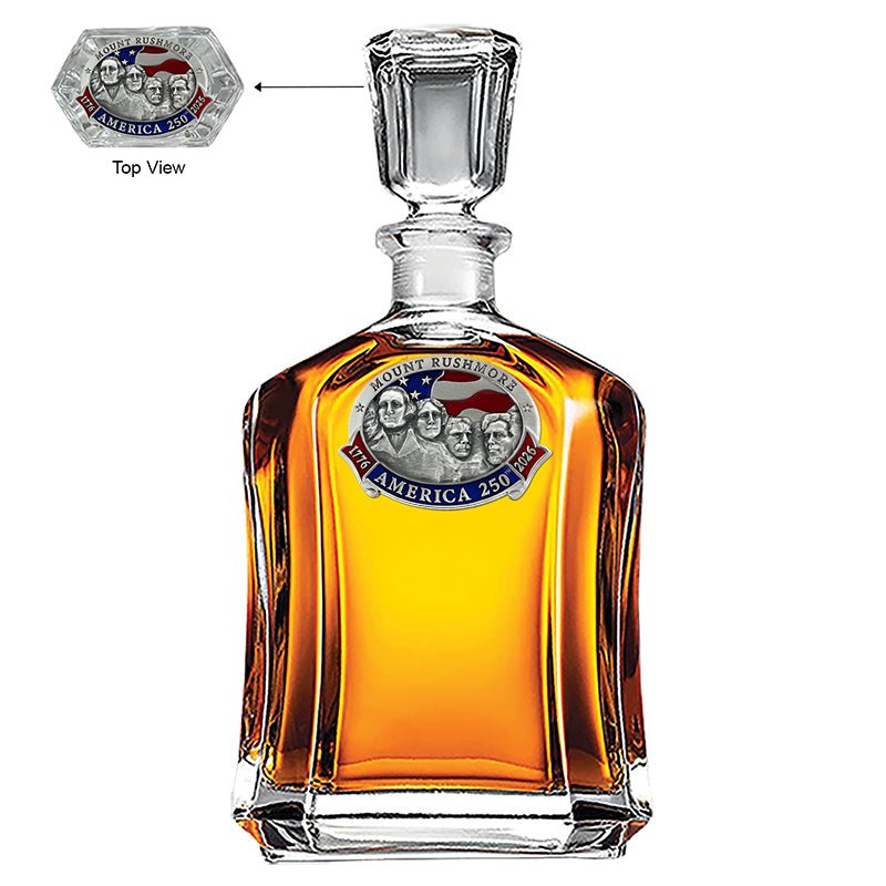 America's 250th Anniversary Mount Rushmore Capitol Decanter