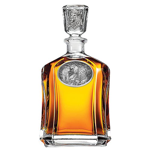 Lion Capitol Decanter