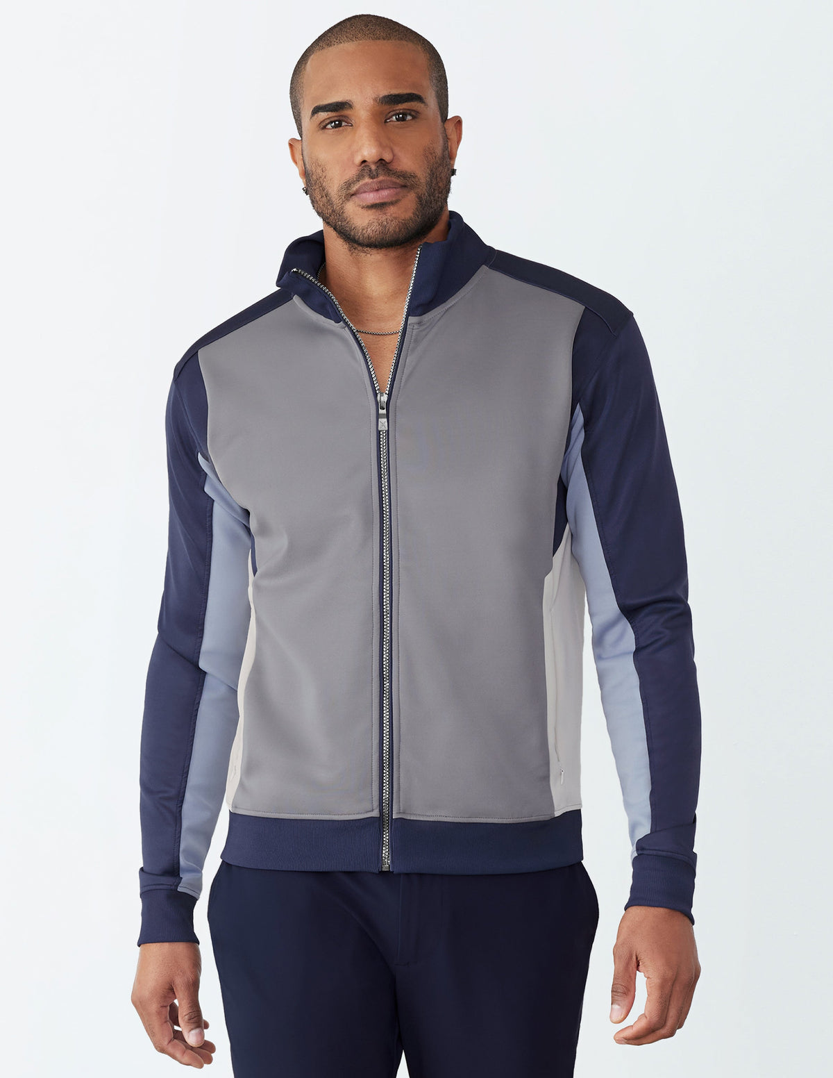 GSTQ Midnight Knit Track Jacket - Large