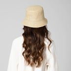 Women's Textured Woven Bucket Hat
