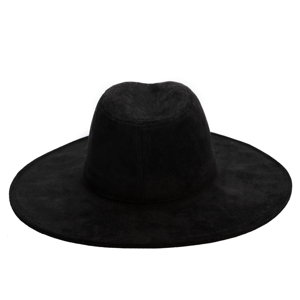 Pioneer - Cut & Sew Faux Suede Fedora