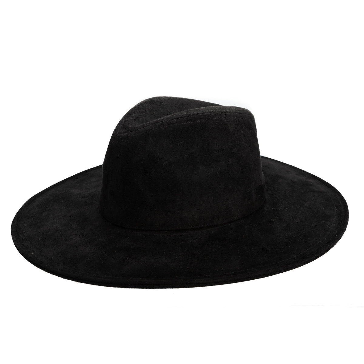Pioneer - Cut & Sew Faux Suede Fedora