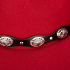 Women'S Faux Felt Cowboy W/ Western Conche Trim