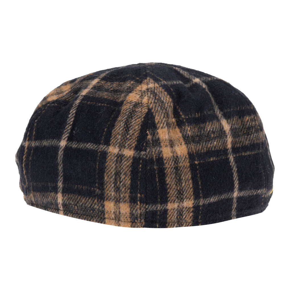 Faux Wool Plaid Driver Cap