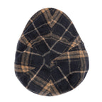 Faux Wool Plaid Driver Cap