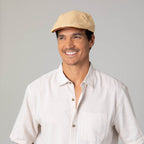 Mens Raffia Driver Hat