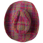 Two Step - Cut & Sew Multi Tweed Pinch Crown Cowboy Hat