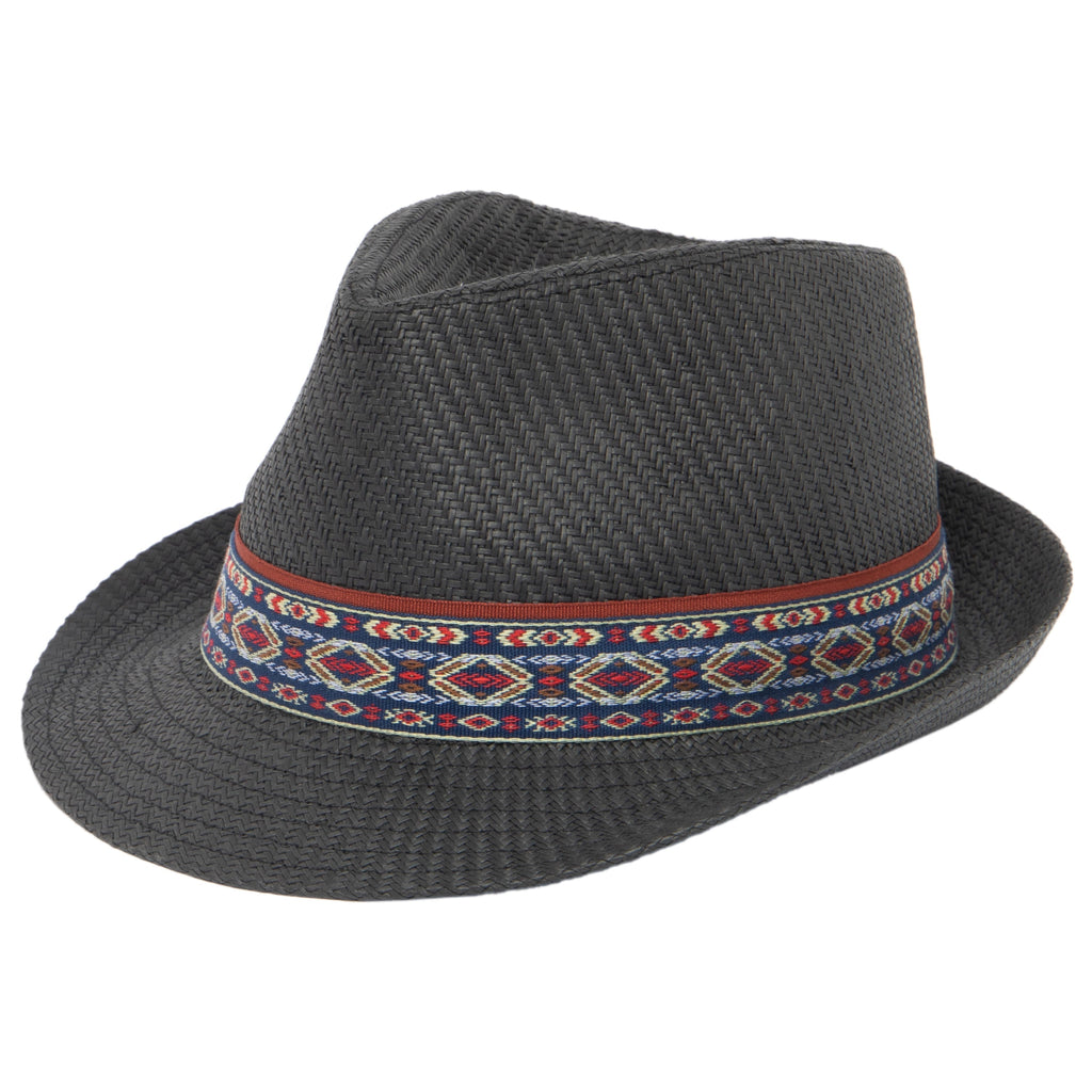 Mens Cut and Sew Paper Stingy Brim Fedora