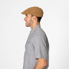 Mens Washed Cotton Twill Driver Cap