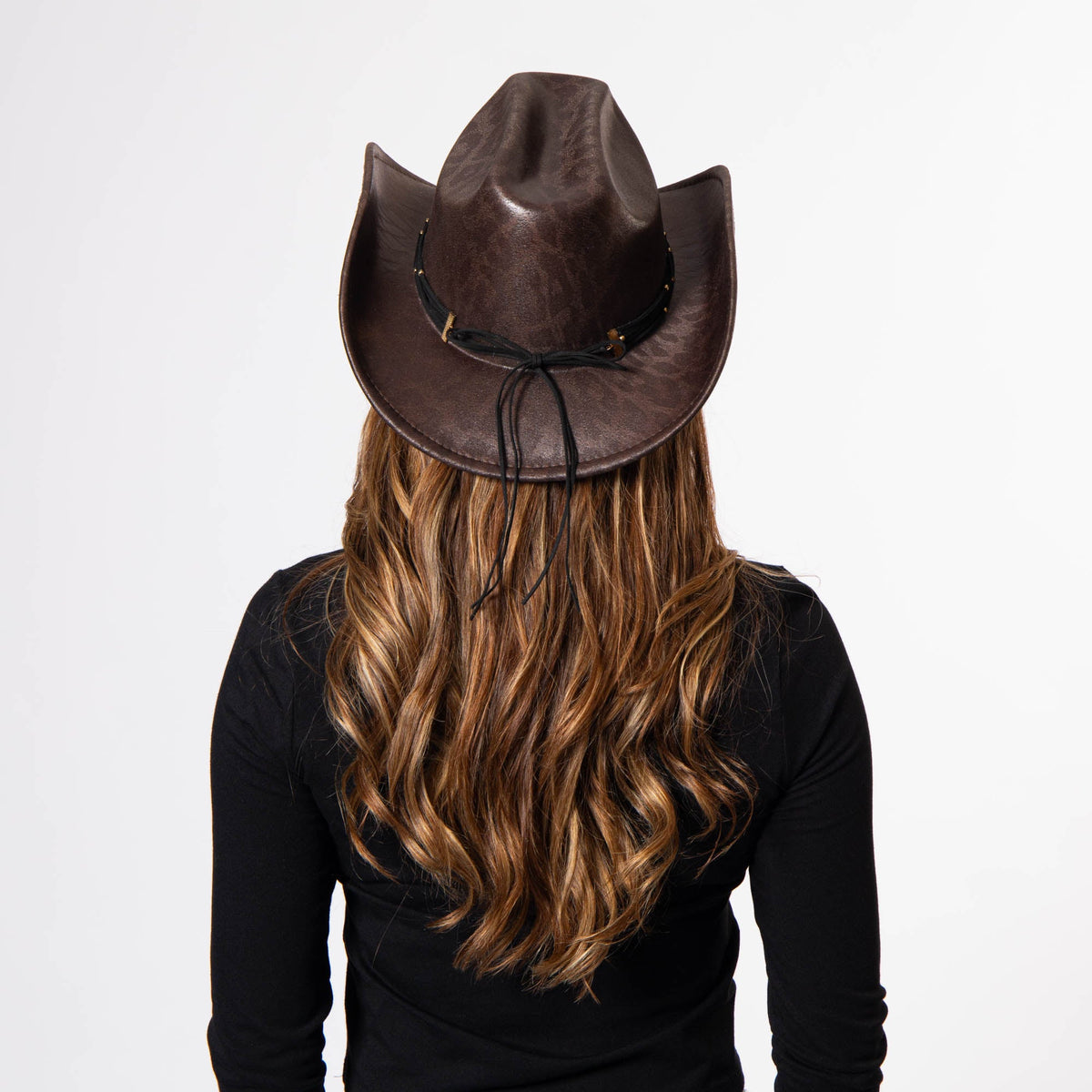 Leopard Printed Cattlemans's Crease Cowboy