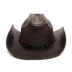 Leopard Printed Cattlemans's Crease Cowboy