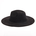 Women's Fedora with Tonal Braided Sequin Band