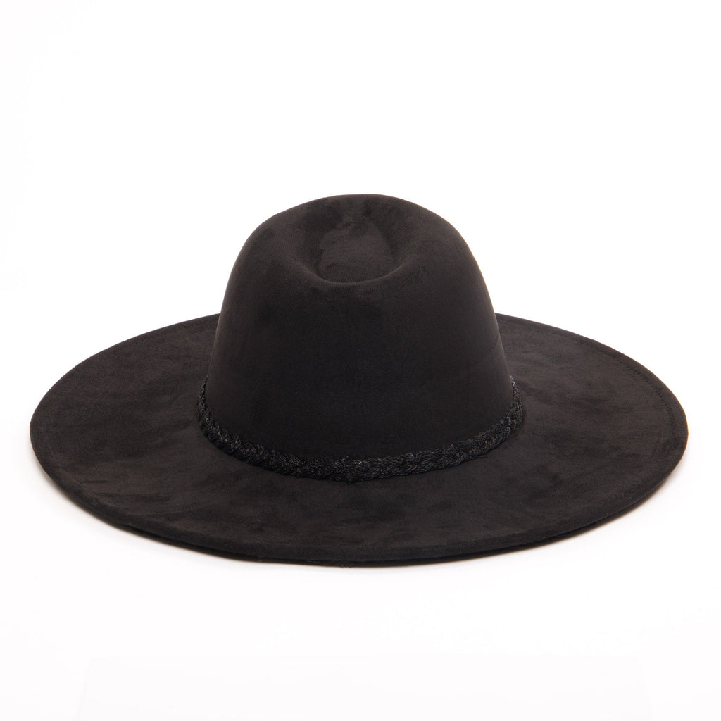 Women's Fedora with Tonal Braided Sequin Band