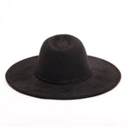 Women's Fedora with Tonal Braided Sequin Band