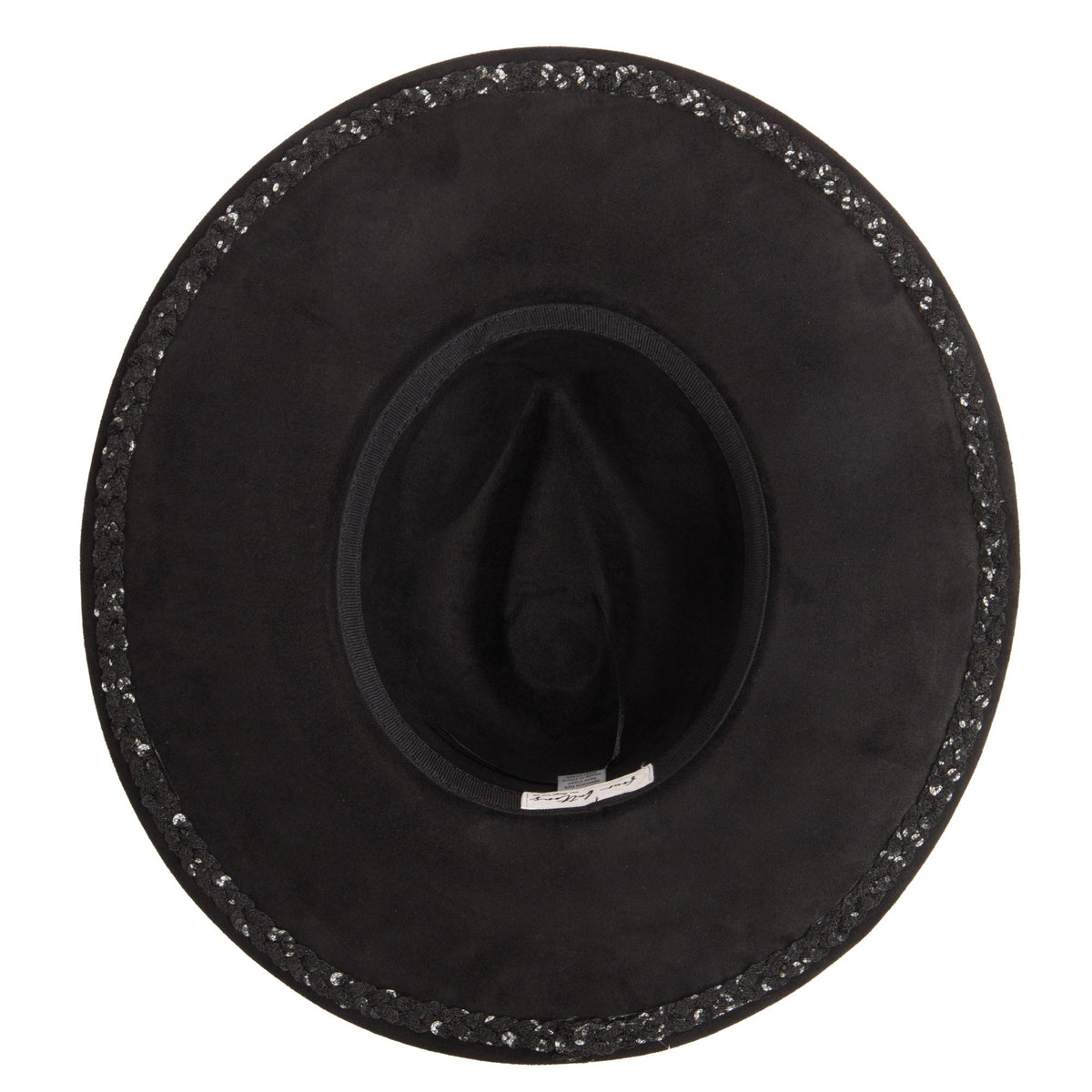 Women's Fedora with Tonal Braided Sequin Band