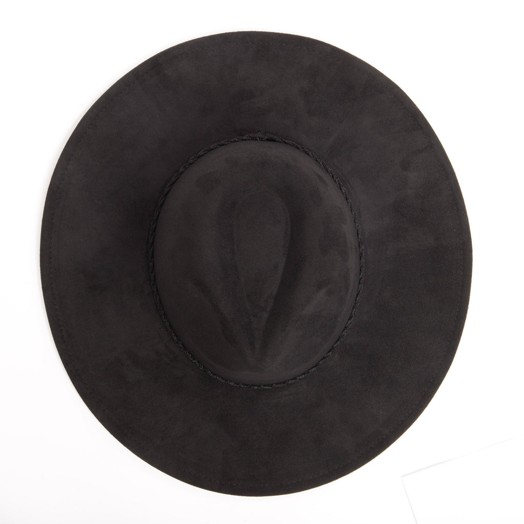Women's Fedora with Tonal Braided Sequin Band
