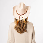 Cattleman's Crease Cowboy with Feathered Ends