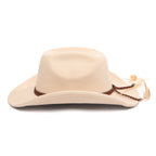 Cattleman's Crease Cowboy with Feathered Ends