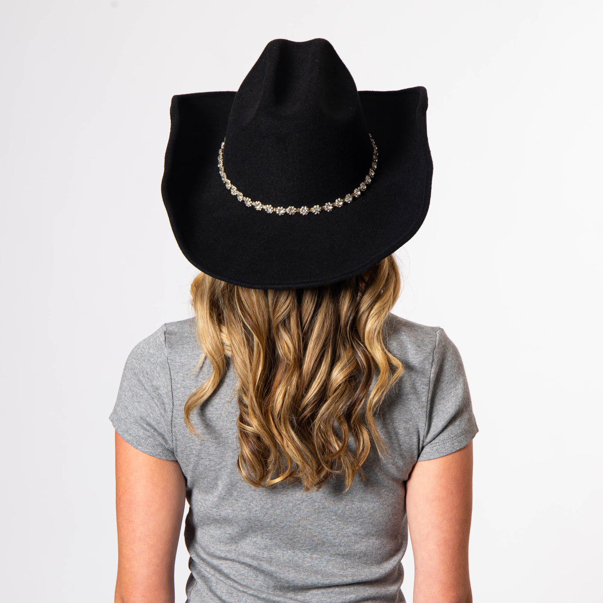 Anna Maria - Cattleman's Crease Cowboy with Rhinestone Band
