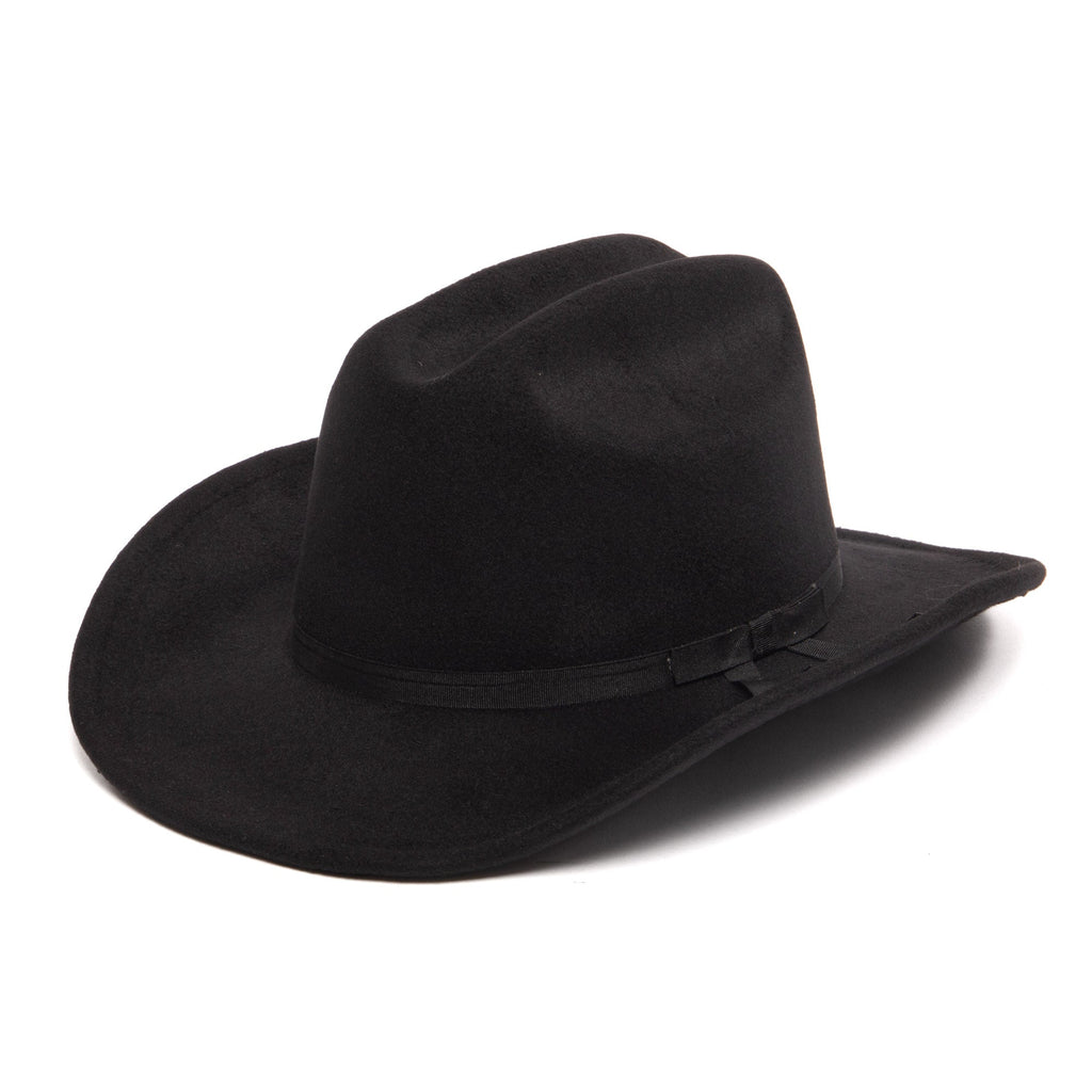 Kids Cattleman's Crease Cowboy with Tonal Grosgrain Band