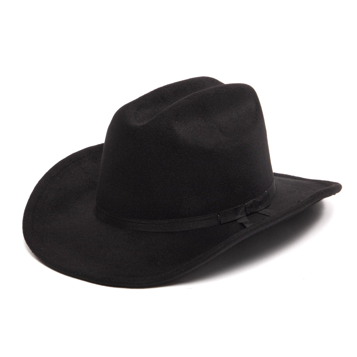 Kids Cattleman's Crease Cowboy with Tonal Grosgrain Band