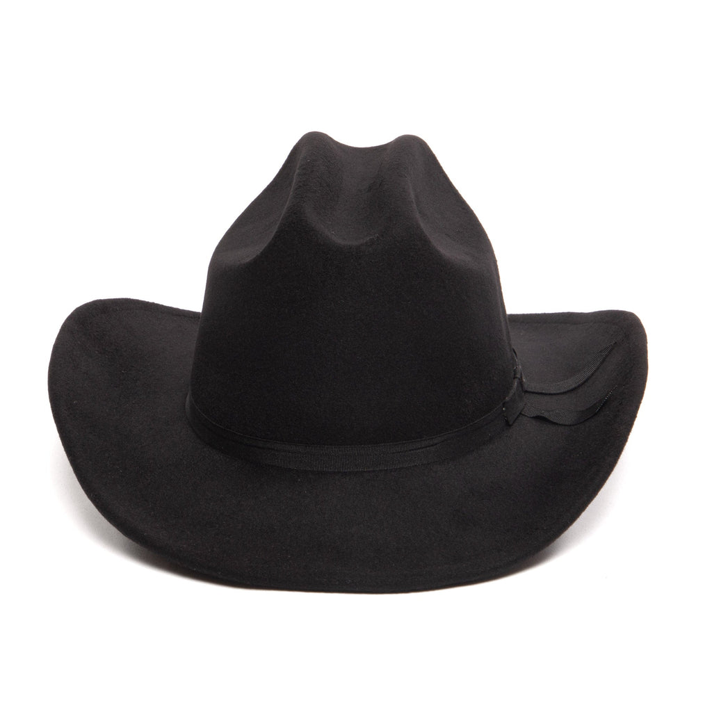 Kids Cattleman's Crease Cowboy with Tonal Grosgrain Band