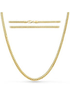 Gold Cuban Link Chain (3.5mm)