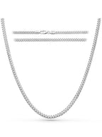 Silver Cuban Link Chain (3.5mm)