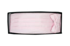 Men's Rose Satin Cummerbund & Bow Tie Set – Adjustable Tuxedo Set