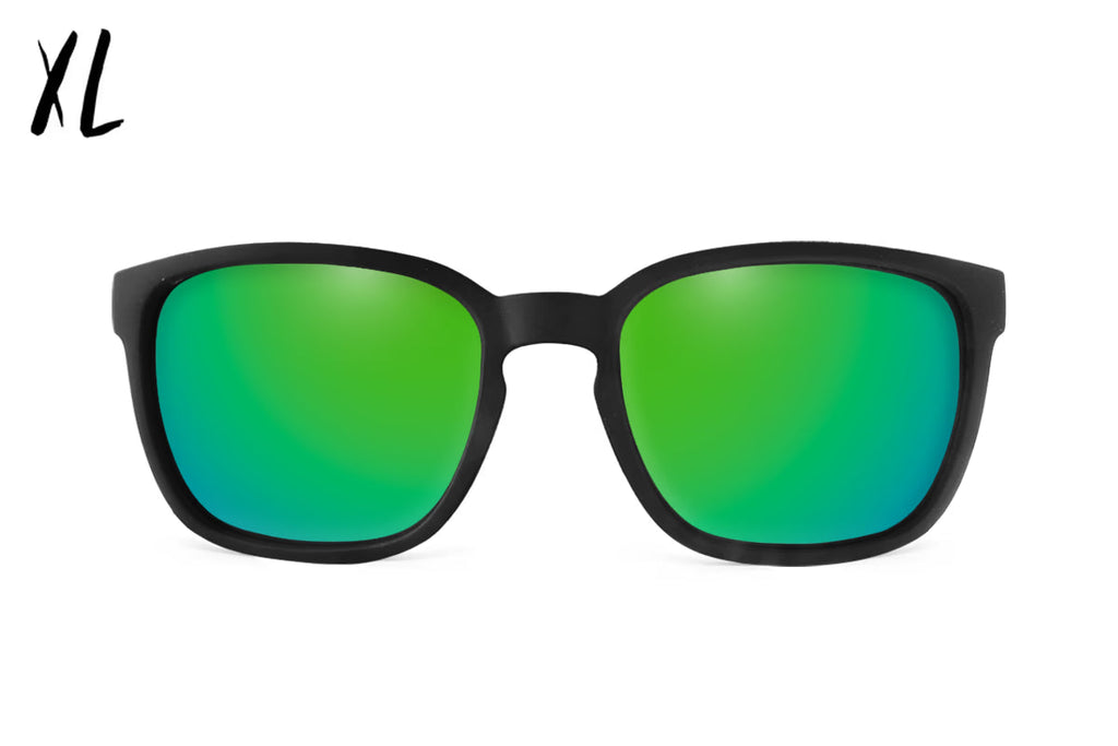 Cabana XL - Matte Black - Green Machine Polarized