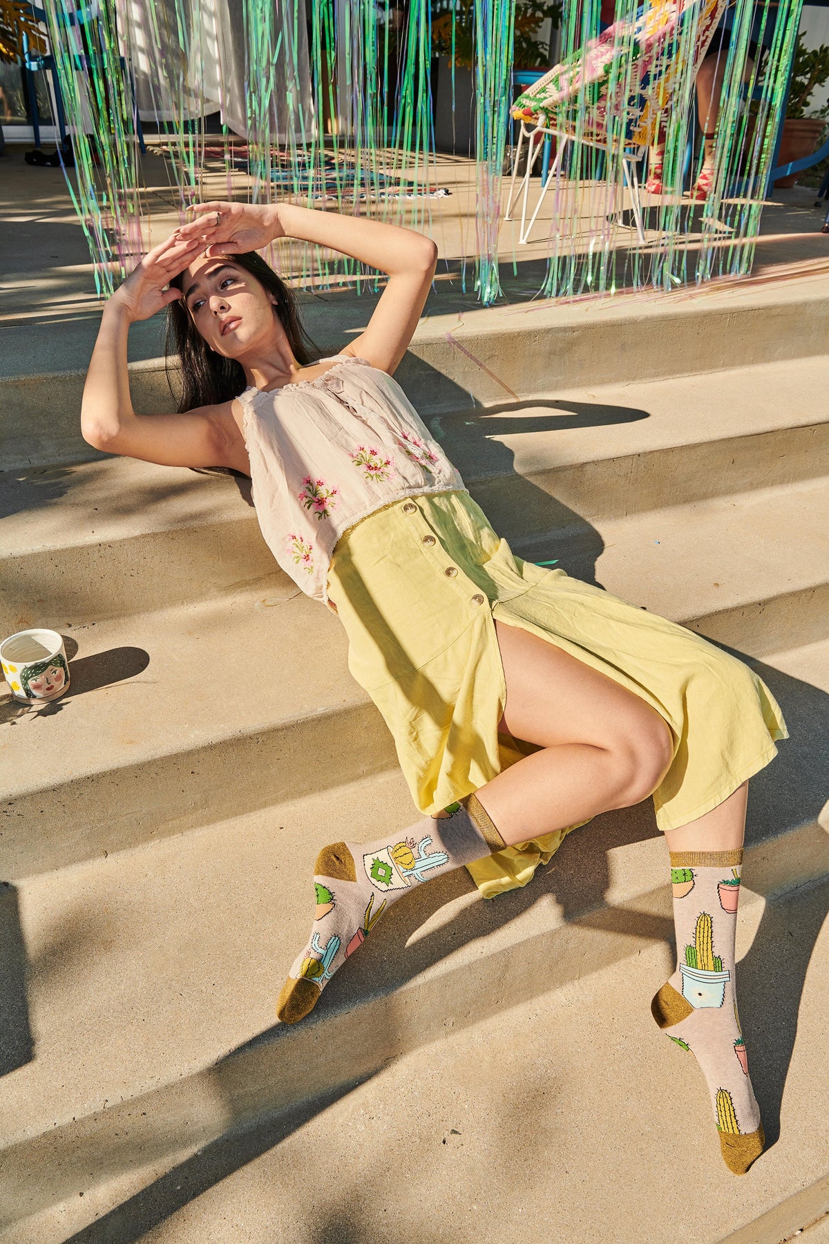 Cactus Hugs Socks