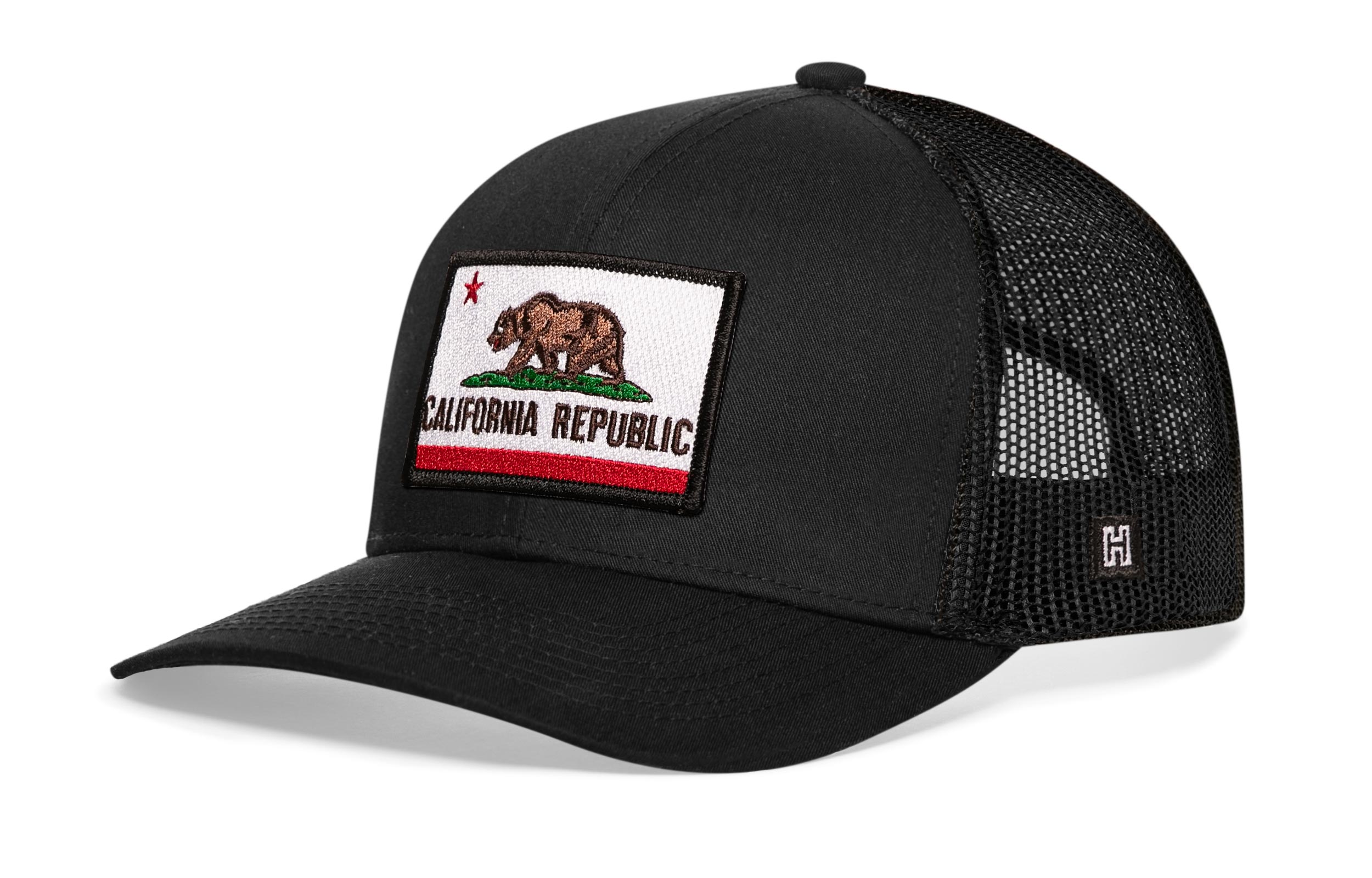 California Flag Trucker Hat  |  CA Snapback