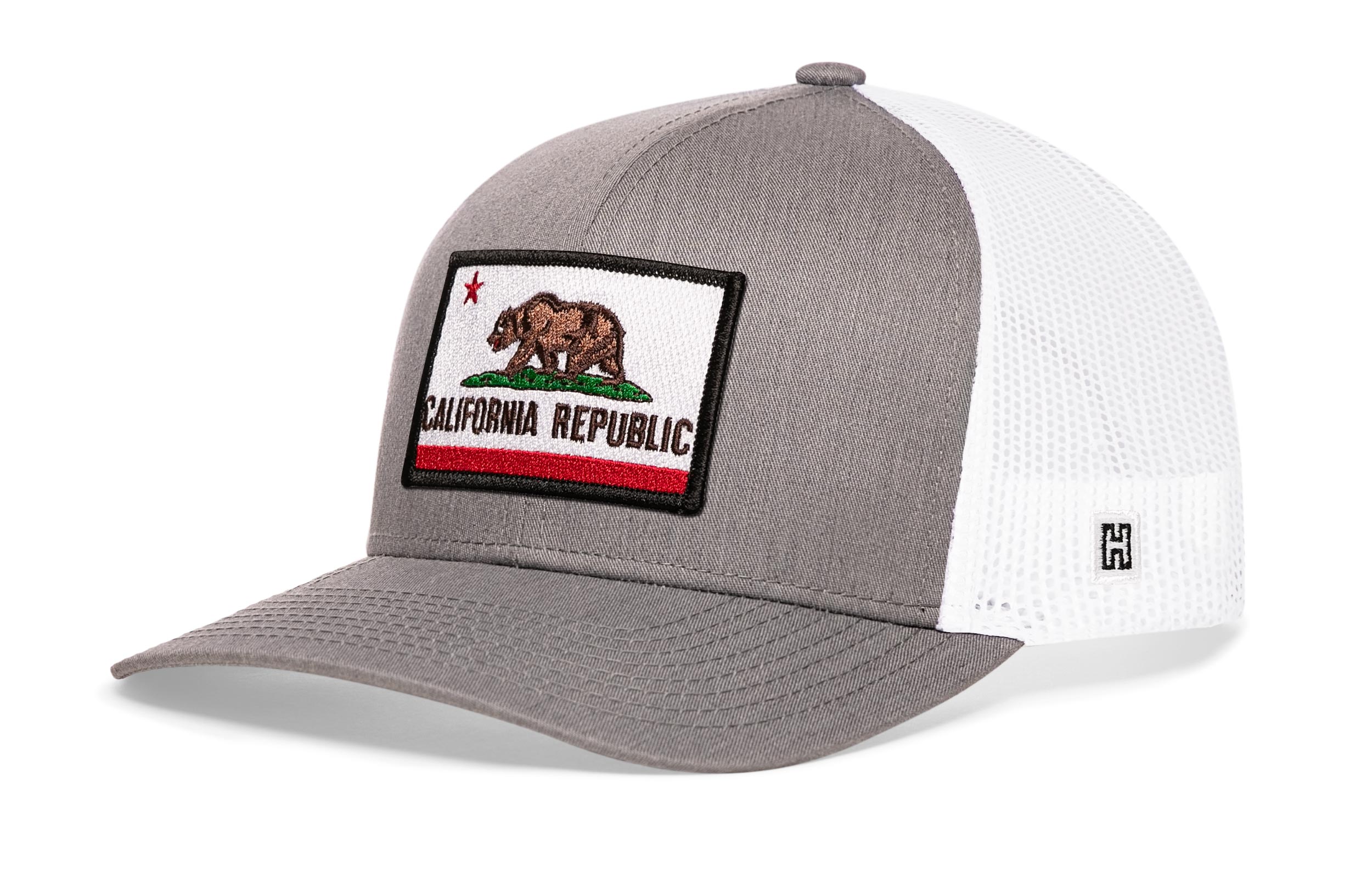 California Flag Trucker Hat  |  CA Snapback