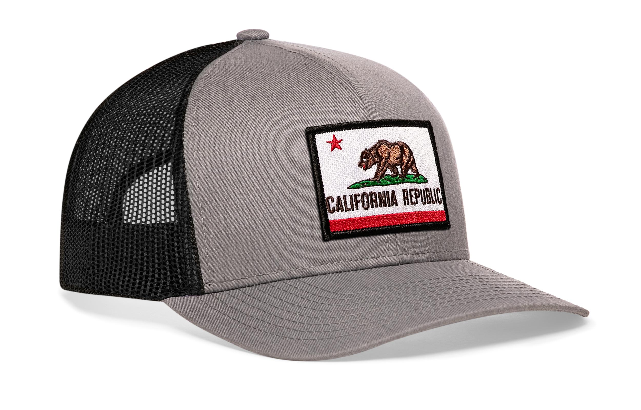 California Flag Trucker Hat  |  CA Snapback