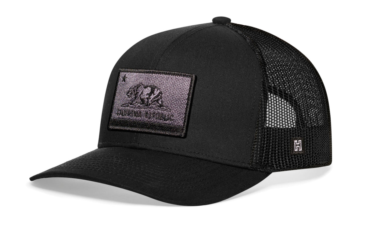 California Flag Trucker Hat  |  Tactical CA Snapback