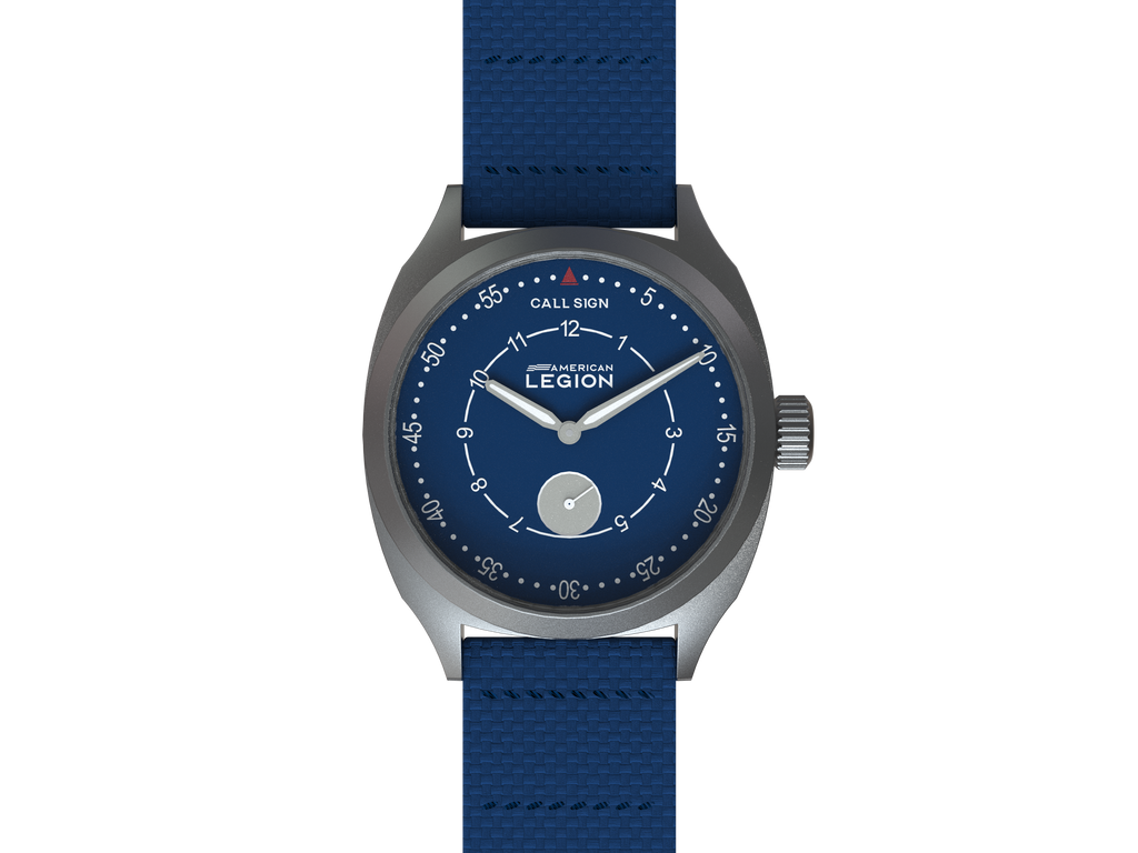 Waypoint Pilot Watch — Blue Dial